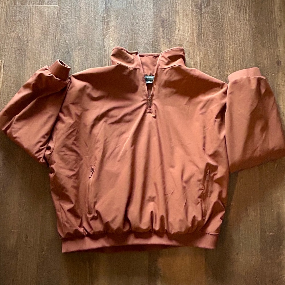 Women’s copper fleece half-zip. NWOT. Sz XL